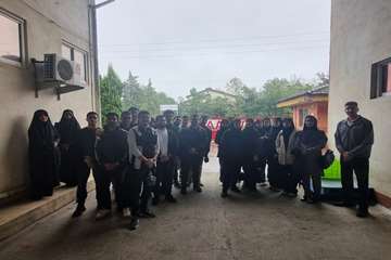 بازدید دانشجویان ورودی 1403 از گروه تولیدی صامت تک خزر (نیوساد)